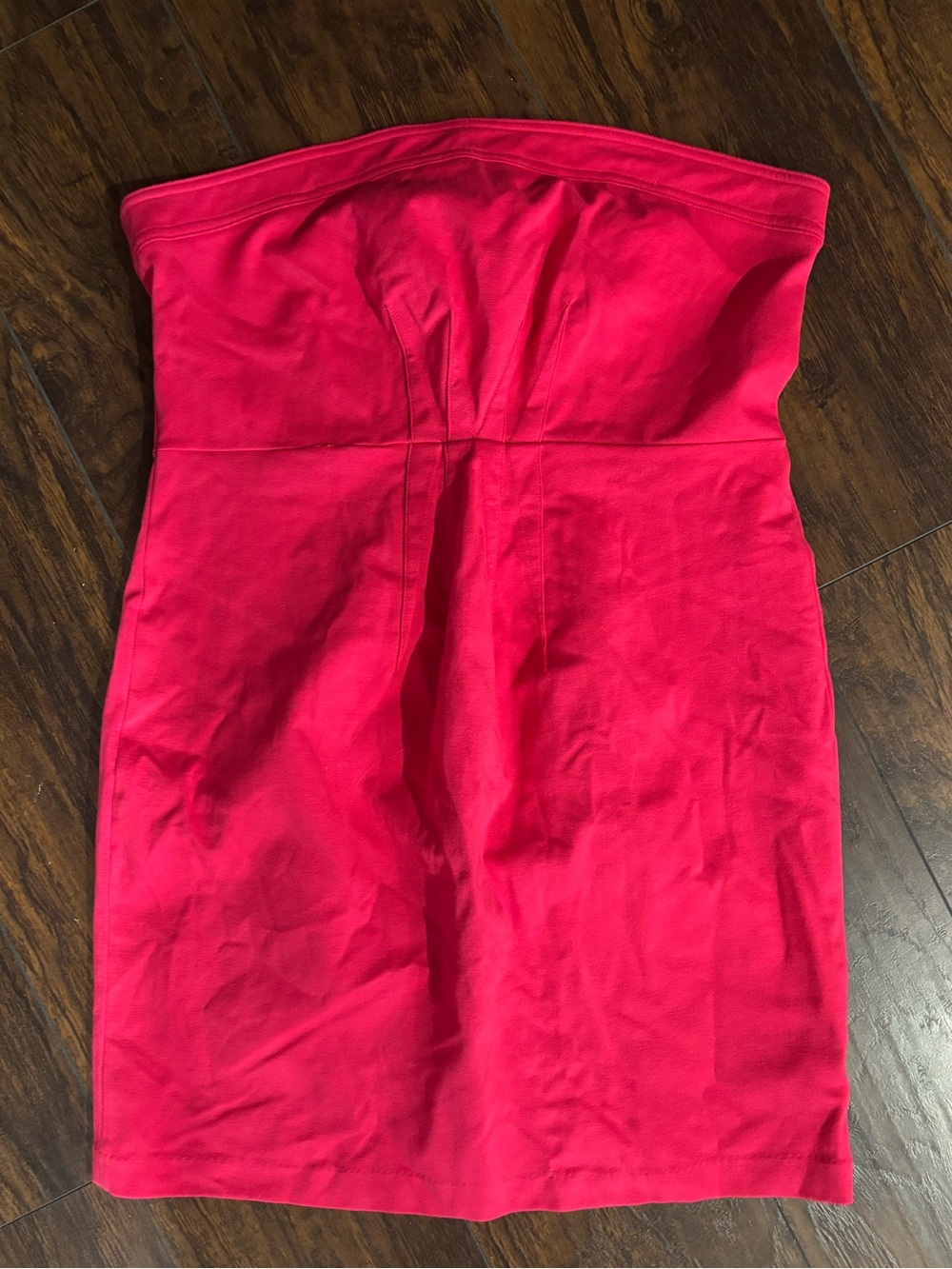 French Connection Strapless Bright Pink Tube Dress
